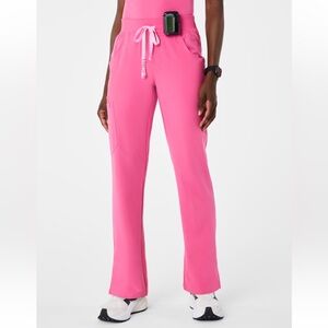 NWT Figs F*ing Pink Kade Cargo Scrub Pants